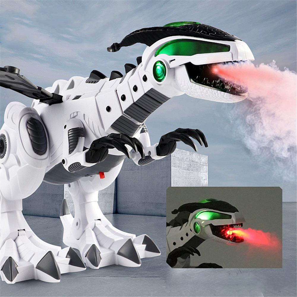 Big Spray Dinosaurs Robot Pterosaurs Cartoon Walking Swing Animal Model Electronic Intelligent Dinosaurio Toys Gift For Children