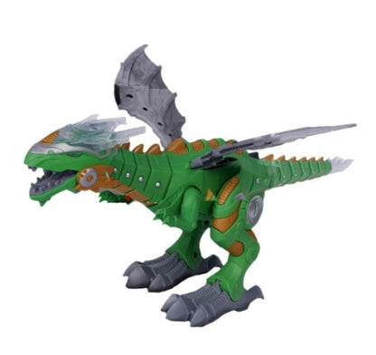 Big Spray Dinosaurs Robot Pterosaurs Cartoon Walking Swing Animal Model Electronic Intelligent Dinosaurio Toys Gift For Children