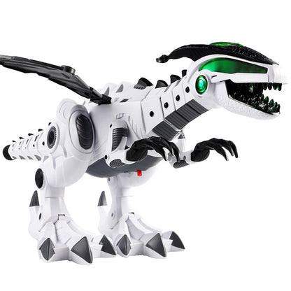 Big Spray Dinosaurs Robot Pterosaurs Cartoon Walking Swing Animal Model Electronic Intelligent Dinosaurio Toys Gift For Children