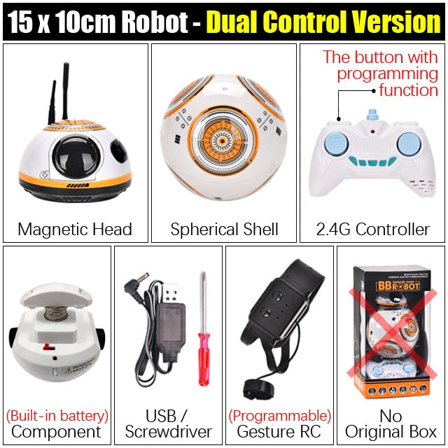 2.4G Radio Remote Control Robots With Sound Watch Control Gesture Induction RC Robot Car Boy Girl Electric Toy Gift For Children