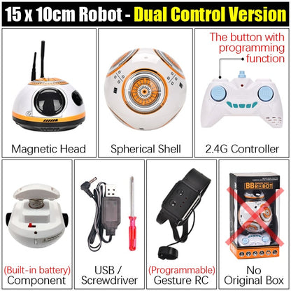 2.4G Radio Remote Control Robots With Sound Watch Control Gesture Induction RC Robot Car Boy Girl Electric Toy Gift For Children