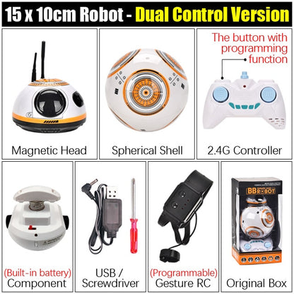 2.4G Radio Remote Control Robots With Sound Watch Control Gesture Induction RC Robot Car Boy Girl Electric Toy Gift For Children