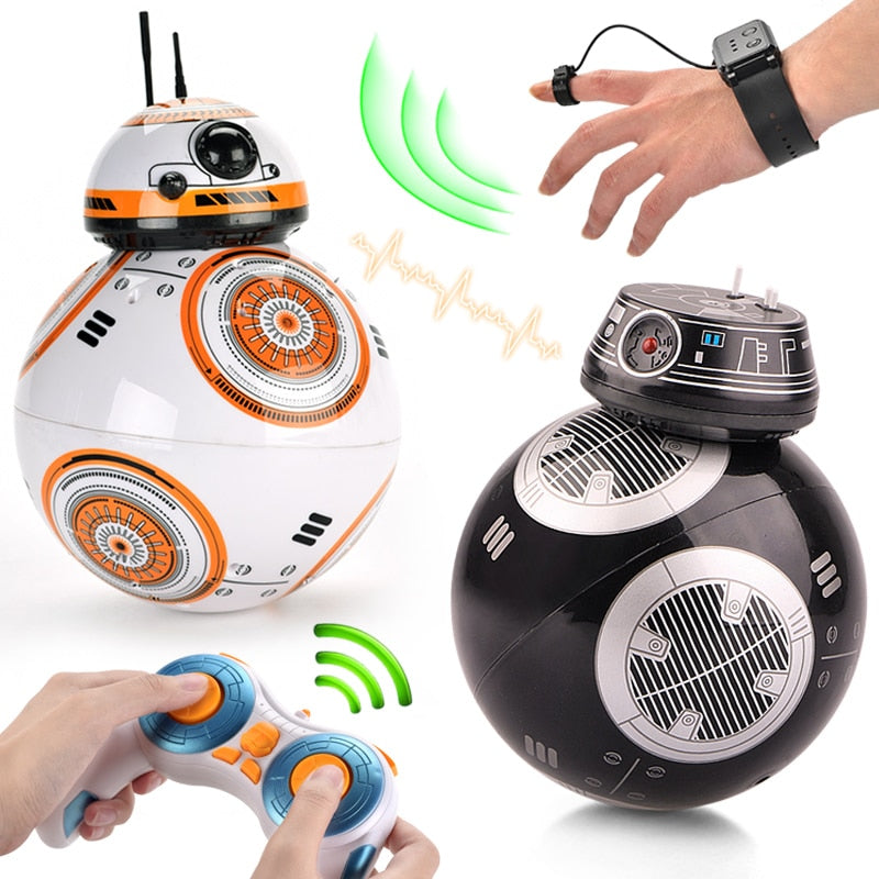 2.4G Radio Remote Control Robots With Sound Watch Control Gesture Induction RC Robot Car Boy Girl Electric Toy Gift For Children